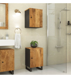 Armoire de salle de bain 38x33x58 cm bois massif de manguier