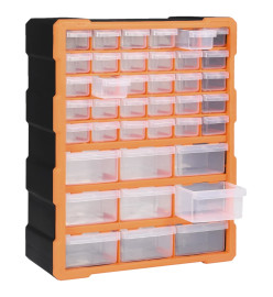 Organisateur multi-tiroirs avec 39 tiroirs 38x16x47 cm