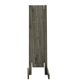 Clôture en treillis de jardin Gris 150x80 cm Bois de sapin