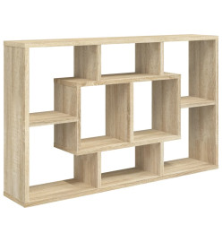 Étagère murale Chêne Sonoma 85x16x52,5 cm Bois d'ingénierie