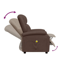 Fauteuil de massage Marron Similicuir