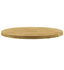 Dessus de table Bois de chêne massif Rond 44 mm 700 mm