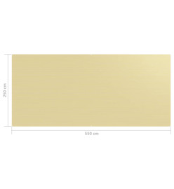 Tapis de tente 250x550 cm Beige