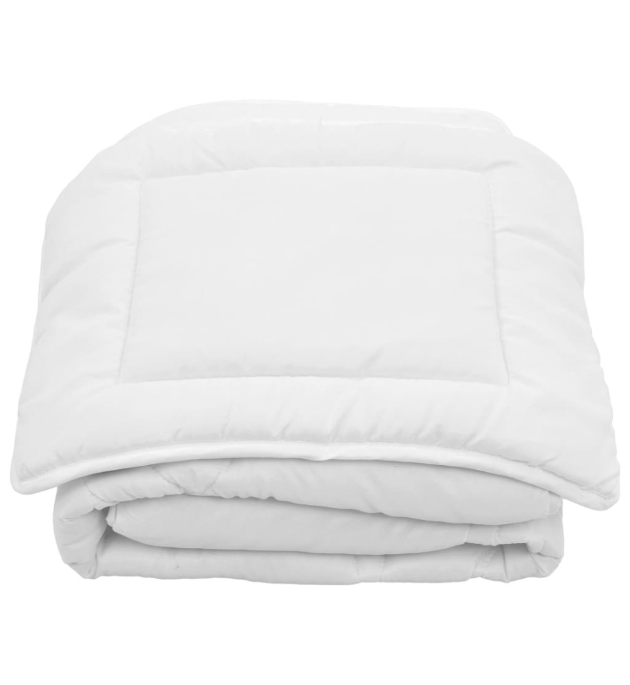 Jeu de couette d'été pour enfant 2pcs Blanc 100x135 cm/40x60 cm