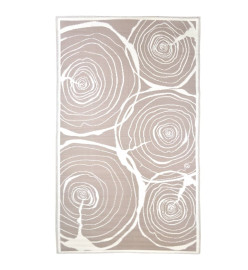 Esschert Design Tapis d'extérieur 240x150 cm Anneaux ascendants