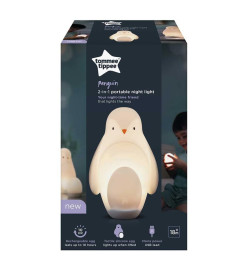 Tommee Tippee Veilleuse pour enfants 2-en-1 Penguin Rechargeable