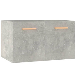 Armoire murale Gris béton 60x36,5x35 cm Bois d'ingénierie