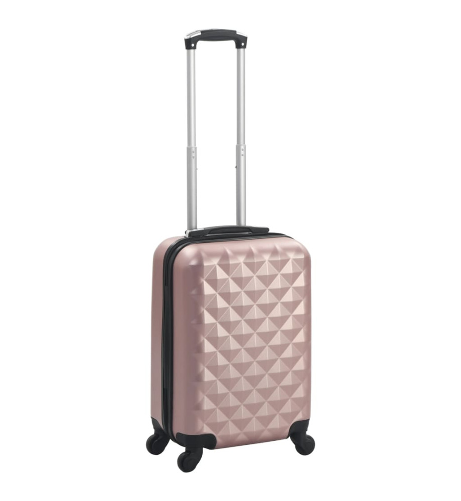 Valise rigide Doré rose ABS