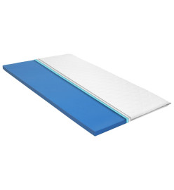 Sur-matelas 100 x 200 cm Mousse à mémoire de forme Visco 6 cm