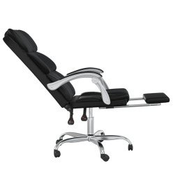 Fauteuil inclinable de bureau Noir Similicuir