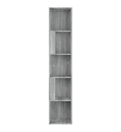 Armoire d'angle Sonoma gris 33x33x164,5 cm Bois d'ingénierie