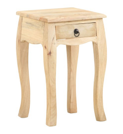 Table de chevet 28x28x46 cm Bois de manguier massif