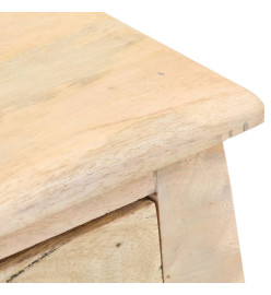 Table de chevet 28x28x46 cm Bois de manguier massif