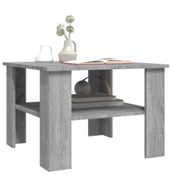 Table basse Sonoma gris 60x60x42 cm Bois d'ingénierie