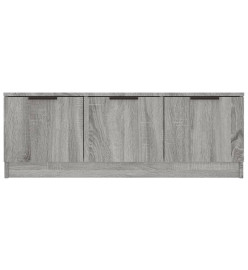 Meuble TV Sonoma gris 102x35x36,5 cm Bois d'ingénierie