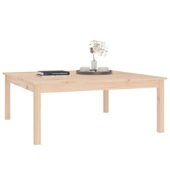 Table basse 100x100x40 cm Bois massif de pin