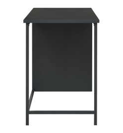 Bureau industriel avec tiroirs Anthracite 105x52x75 cm Acier