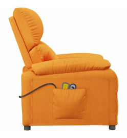 Fauteuil électrique de massage Jaune Tissu