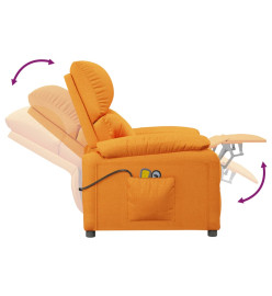 Fauteuil électrique de massage Jaune Tissu