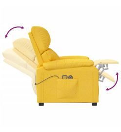 Fauteuil de massage Jaune Tissu