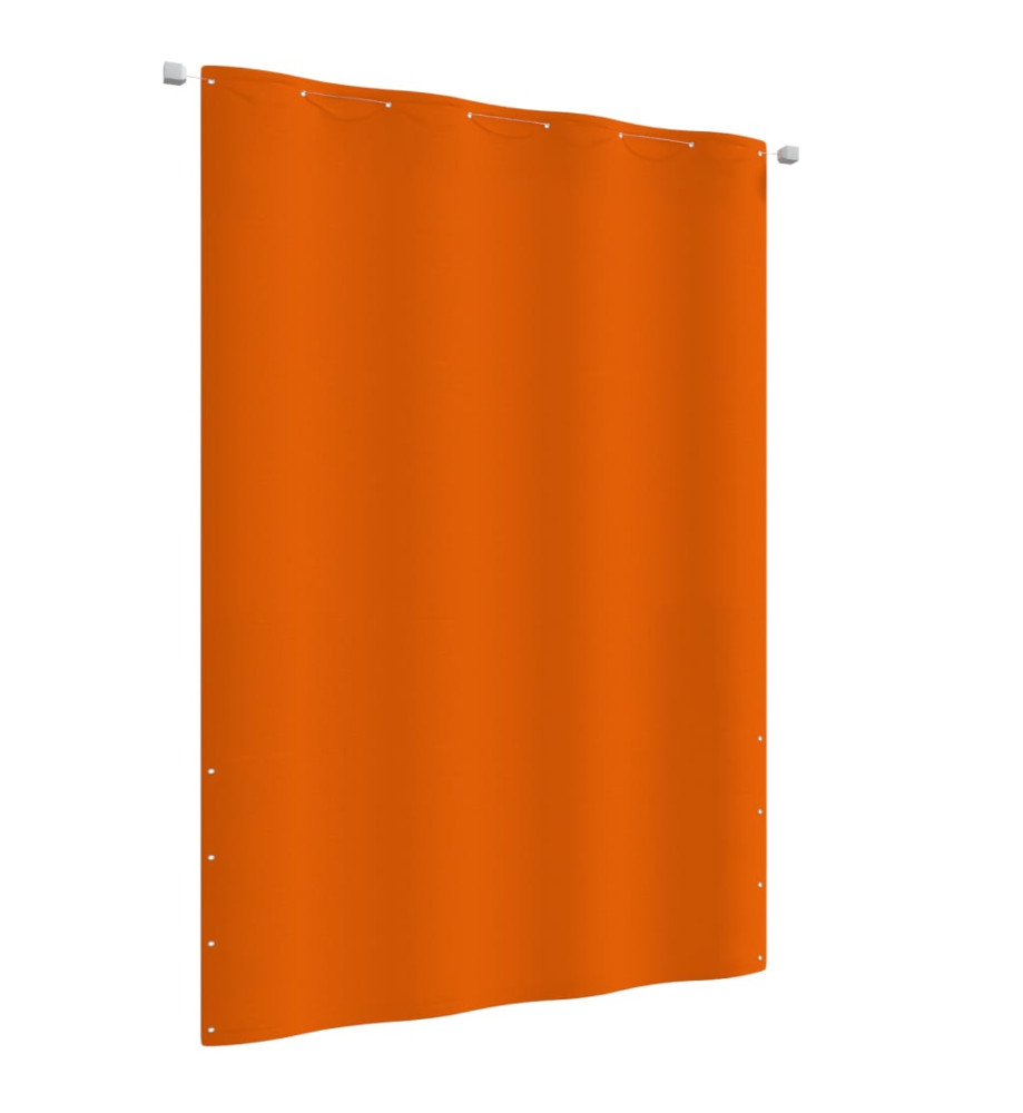 Écran de balcon Orange 160x240 cm Tissu Oxford