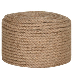 Corde de jute 25 m de long 10 mm d'épaisseur