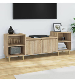 Meuble TV Chêne sonoma 160x35x55 cm Bois d'ingénierie