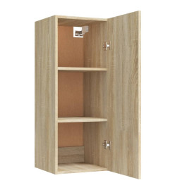 Armoire suspendue Chêne Sonoma 34,5x34x90 cm Bois d'ingénierie