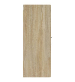 Armoire suspendue Chêne Sonoma 34,5x34x90 cm Bois d'ingénierie