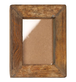 Cadres photo 2 pcs 23x28cm Bois de récupération solide et verre