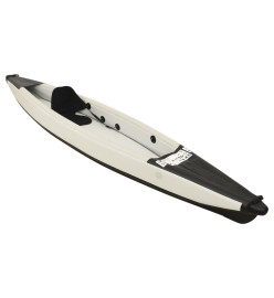 Kayak gonflable noir 375x72x31 cm polyester