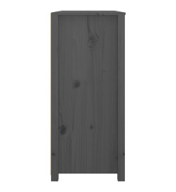 Armoire latérale Gris 100x40x90 cm Bois de pin massif