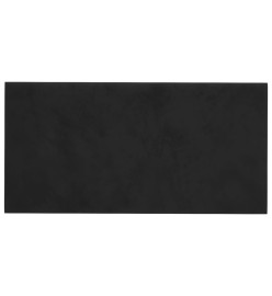 Panneaux muraux 12 pcs Noir 60x30 cm Velours 2,16 m²