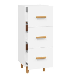 Buffet blanc 34,5x34x90 cm bois d'ingénierie