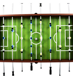 Table de football Acier 60 kg 140 x 74,5 x 87,5 cm Marron