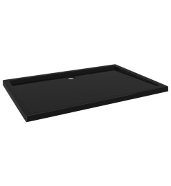 Receveur de douche rectangulaire ABS Noir 80x120 cm