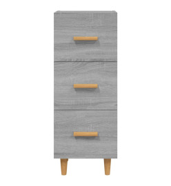 Buffet Sonoma gris 34,5x34x90 cm Bois d'ingénierie