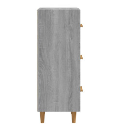 Buffet Sonoma gris 34,5x34x90 cm Bois d'ingénierie