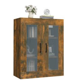 Armoire murale suspendue Chêne fumé 69,5x34x90 cm