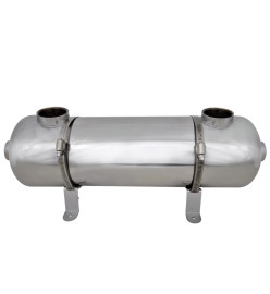 Échangeur de chaleur pour piscine 485 x 134 mm 60 kW