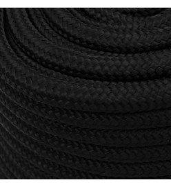 Corde de travail Noir 16 mm 100 m Polyester