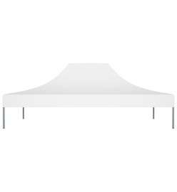 Toit de tente de réception 4x3 m Blanc 270 g/m²