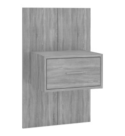 Tables de chevet murales 2 pcs Sonoma gris