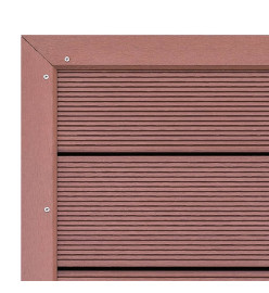 Élément de plancher pour douche solaire Marron 101x63x5,5cm WPC