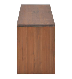 Meuble TV avec 4 tiroirs 120 x 30 x 40 cm Bois massif de sapin