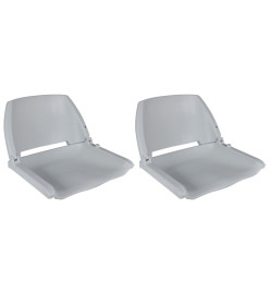 Sièges de bateau 2 pcs Dossier pliable sans oreiller 41x51x48cm