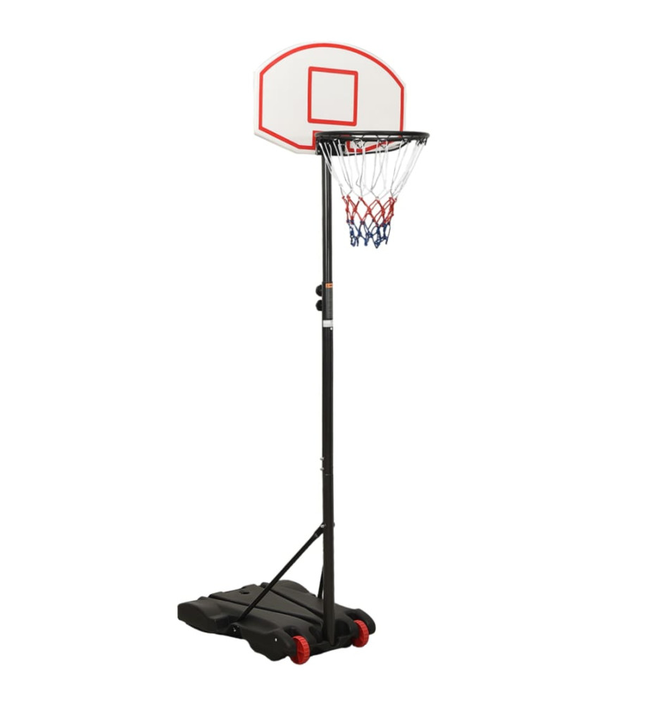 Support de basket-ball Blanc 216-250 cm Polyéthylène