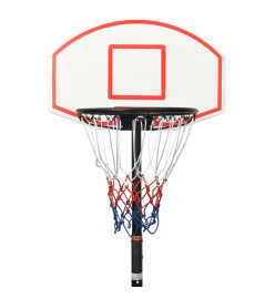 Support de basket-ball Blanc 216-250 cm Polyéthylène