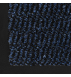 Paillassons rectangulaires 2 pcs 80 x 120 cm Bleu