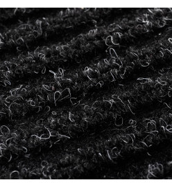 Paillasson Noir 117x220 cm PVC